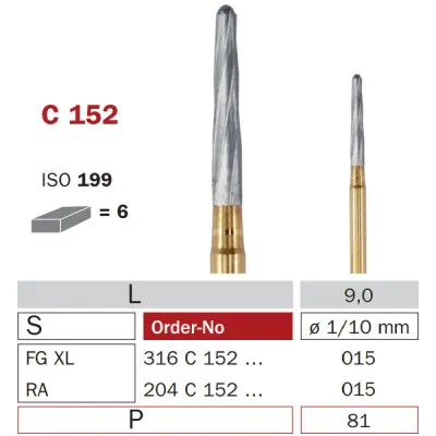 C-152.015 ENDO Z BURS ( 6pcs Kit ) - DIA SWIZZ