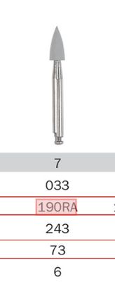 DIACOMP FLAME SHAPE POLISHING BURS 6pcs KIT - DIA SWIZZ