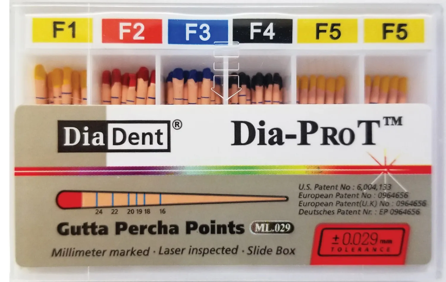 GUTTA PERCHA POINTS ( F - SERIES ) - DIA DENT