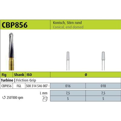 CROWN CUTTING CARBIDE BURS 1 Pc only - JOTA