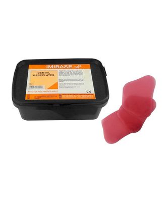 LIGHT CURING DENTAL BASE PLATES / LIGHT CURE SHEETS | IMIBASE light ( 50pcs ) - IMICRYL