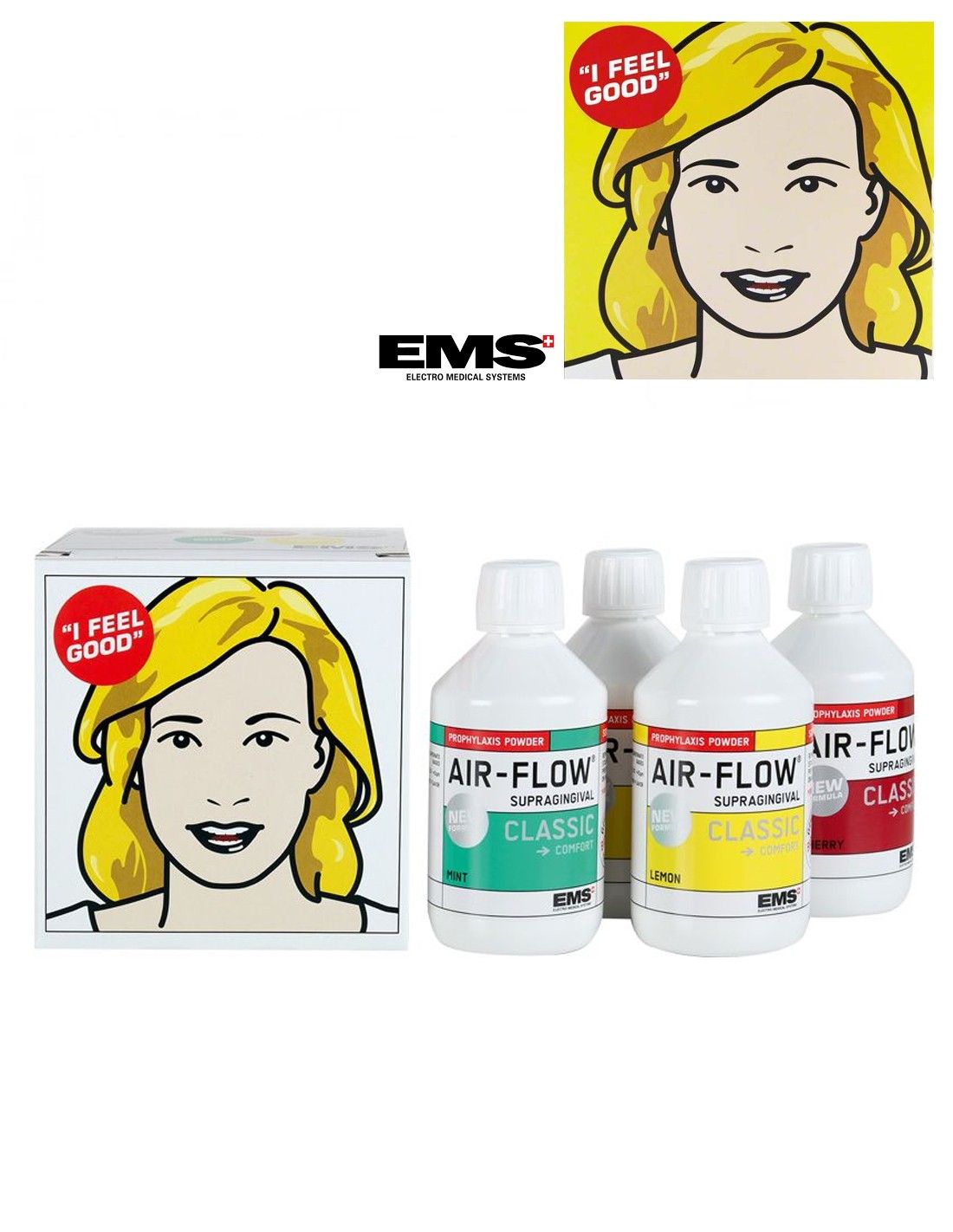 PROPHYLAXIS POWDER | AIRFLOW - CLASSIC comfort ( 40μm / 300gm Bottle ) - EMS