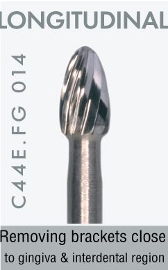 C44E.014 - WIDE FLAME SHAPE FINISHING CARBIDE BURS 6pcs