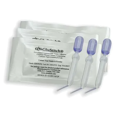 TISSUE GLUE PERIACRYL ( VIOLET ) 0.2ml / 1pc - GLUSTITCH