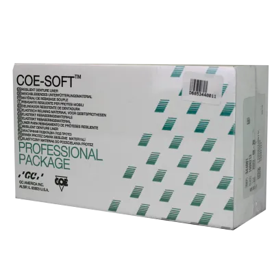 COE SOFT | SOFT DENTURE RELINER KIT | ( 5.5oz Powder + 5.5oz Liquid ) - GC COE SOFT | SOFT DENTURE RELINER KIT | ( 5.5oz Powder + 5.5oz Liquid ) - GC