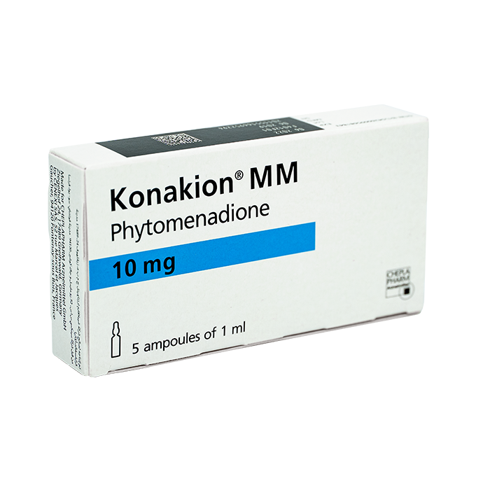 VITAMIN K Injection | KONAKION MM ( Phytomenadione ) - 10mg / 1ml Ampule