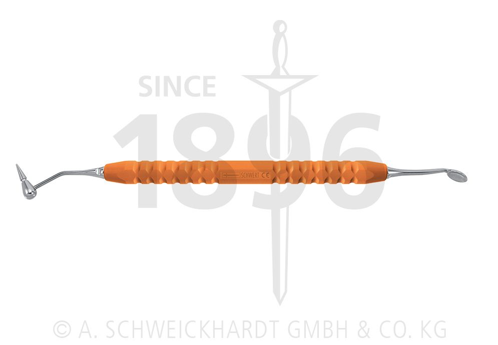 Graft Carrier Plugger exchangeable inserts M4x0,5 Color Code handle orange