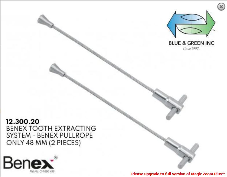 Benex PullRope 48mm, 2 pieces (12.300.20)