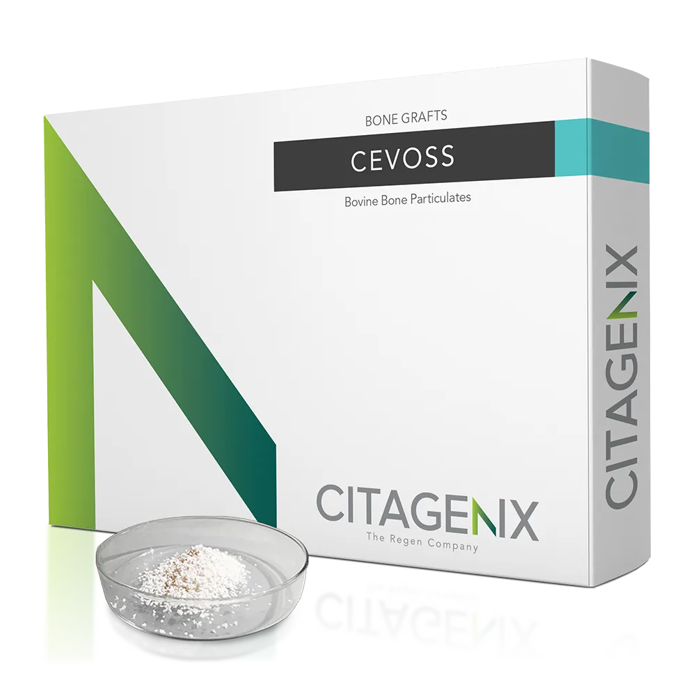 BONE GRAFT | CevOss CITAGENIX Bovine Bone Particulates ( 0.25-1mm Vial ) 0.5CC