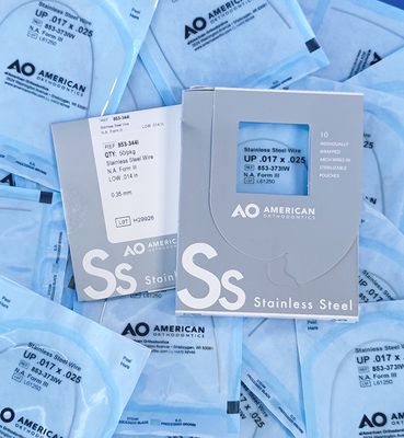 SS WIRE FORM 1 - SQUARE ( 10 pcs/PCK ) - AMERICAN ORTHODONTICS
