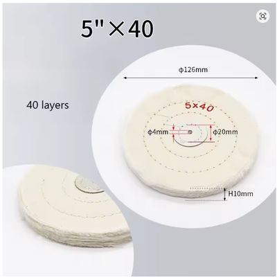DENTAL POLISHING COTTON WHEEL - 5" x 50