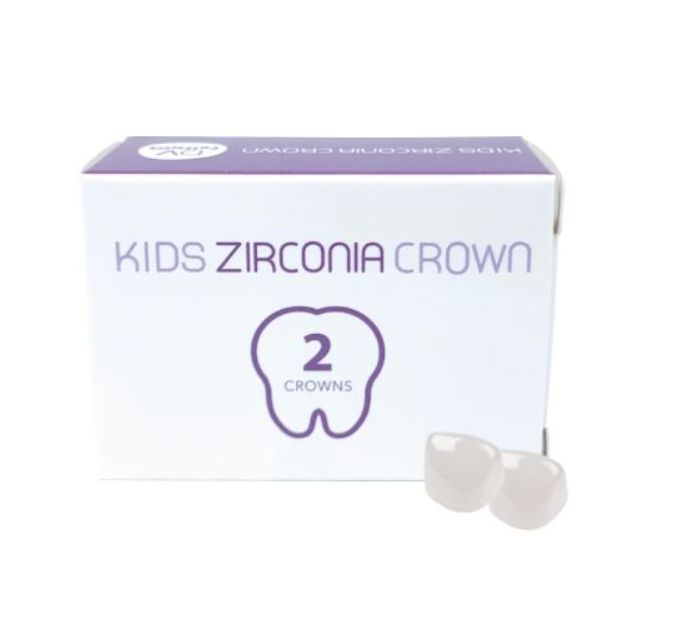 ZIRCONIA CROWN KIDS - 2PCS/BOX - SHINHUNG