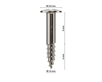 FIXATION SCREWS 5MM 5PCS -OSTEOGENICS