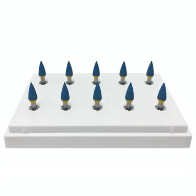 DIAMOND POLISHER 10pcs ( FLAME SHAPE only ) DIAPOL - EVE