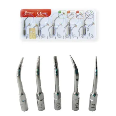 ULTRASONIC SCALER TIPS 5pcs SET for EIGHTEETH DEVICES