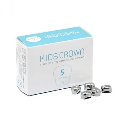 STAINLESS STEEL PRIMARY MOLAR CROWN ( PEDO ) 5pcs BOX - SHINHUNG