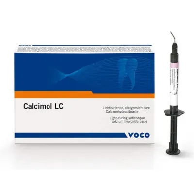 CALCIMOL LC - Calcium Hydroxide paste ( 2 x 2.5gm Syringes ) - VOCO