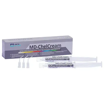 EDTA CREAM | ROOT CANAL CLEANER ( 7gm x 2 Syringes ) - META BIOMED
