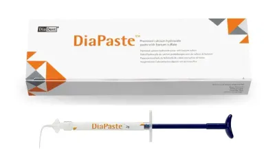 DIAPASTE - ( Premixed ) Calcium Hydroxide paste | ( 2gm x 1 Syringe ) - DIA DENT