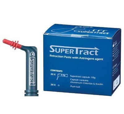 RETRACTION PASTE ( 0.5gm x 20 Tips ) - SUPERTRACT RETRACTION PASTE ( 0.5gm x 20 Tips ) - SUPERTRACT