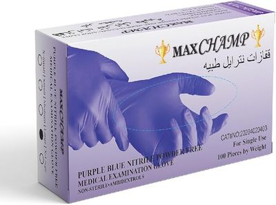 GLOVES NITRILE SMALL - BOX ( 100pcs box ) - MAX CHAMP