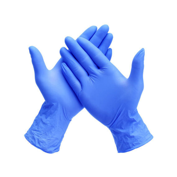 GLOVES NITRILE MEDIUM - BOX ( 100pcs box ) - MAX CHAMP
