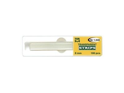 TRANSPARENT STRIP - 1.040 ( 8mm 100pcs ) - TOR