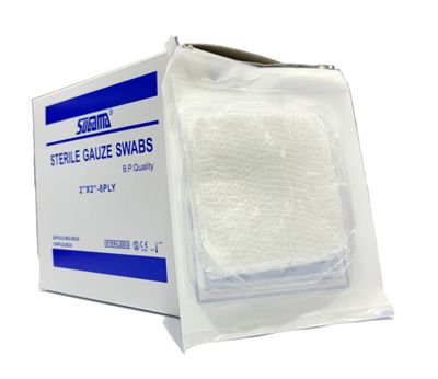 GAUZE SWAB - 10cm x 10cm - 8ply ( 2000pcs / Carton )