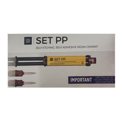 RESIN CEMENT ( SELF CURED ) | SET PP | 2 x 7gm Syringe - SDI RESIN CEMENT ( SELF CURED ) | SET PP | 2 x 7gm Syringe - SDI