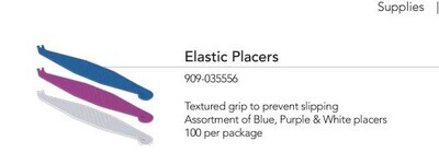 ELASTIC PLACERS 100pcs/Packet - AMERICAN ORTHODONTICS