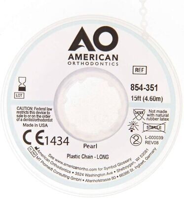 PLASTIC CHAIN 15' - AMERICAN ORTHODONTICS