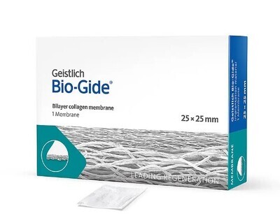 BIO GIDE COLLAGEN MEMBRANE ( 25 x 25mm ) - 1pc