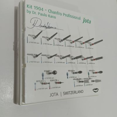 1904 - INLAY &amp; ONLAY BURS ( 19 Burs + Holder ) - JOTA