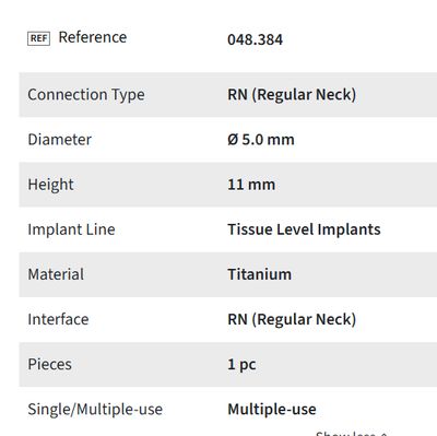 RN IMPLANT SCANBODY