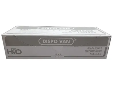 HYPODERMIC STERILE NEEDLES | 27G x 1/2 ( 0.4 x 13mm ) 100pcs - DISPO VAN