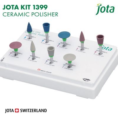 1399 - CERAMIC ( 3 Step ) POLISHER KIT ( 9 Burs ) - JOTA