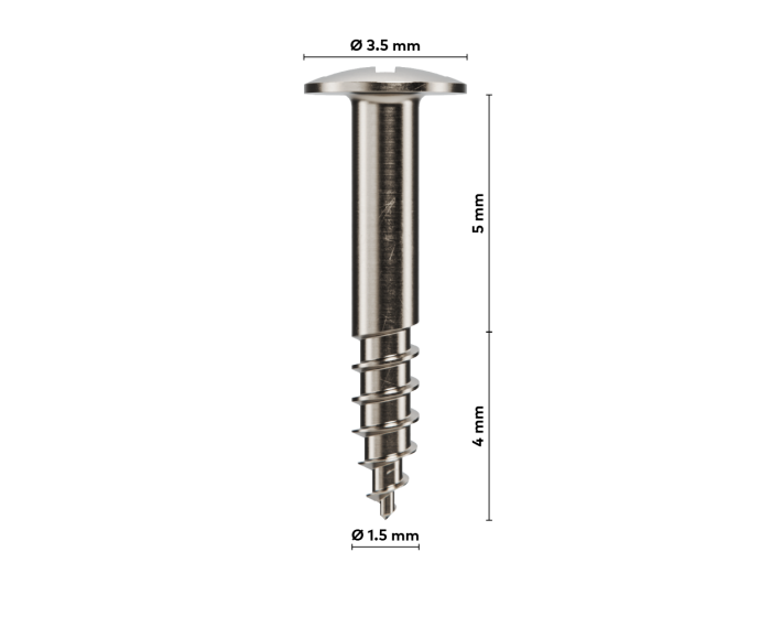FIXATION SCREWS 5mm ( 5pcs Set ) -OSTEOGENICS