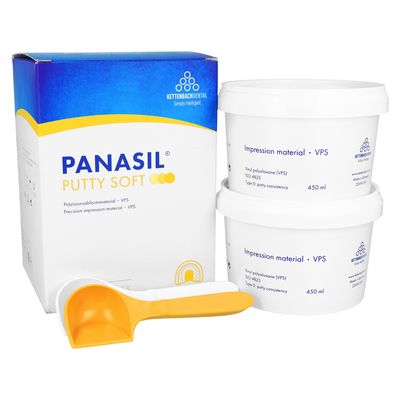 PANASIL PUTTY SOFT ( Normal Pack ) ( 2 x 450ml ) - KETTENBACH DENTAL