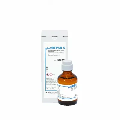 ACRYLLIC RESIN for DENTURES ( Cold Cured ) | poli REPAR S ( 500ml Bottle ) - POLIDENT