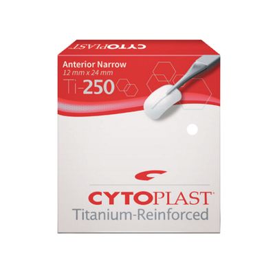 CYTOPLAST | Titanium Reinforced PTFE Membrane | ( 12mm*24mm ) 2 PCS - OSTEOGENICS BIOMEDICAL