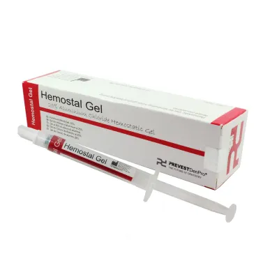HEMOSTAL GEL - GINGIVAL RETRACTION Gel ( 25% AluminiumChloride ) 3gm - PREVEST