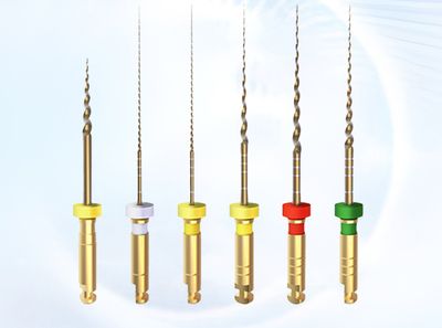 ROTARY FILE - MG3 GOLD ASSORTED 25mm ( 6pcs Kit ) - PERFECT