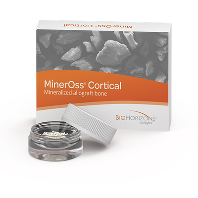 ALLOGRAFT ( 0.5CC ) - Cortical/Cancellous Mineralized Particulate (70/30 Mix) 300 -1000 microns - BIO HORIZONS ALLOGRAFT ( 0.5CC ) - Cortical/Cancellous Mineralized Particulate (70/30 Mix) 300 -1000 microns - BIO HORIZONS