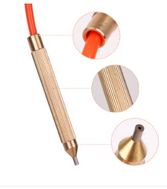 Dental Sandblasting Machine Spare Parts Brass Handle Pen Replaceable Nozzle Tip