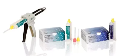 DENTURE FIT CHECKER - ADVANCED BLUE ( 48ml x 2 Cartridges ) - GC