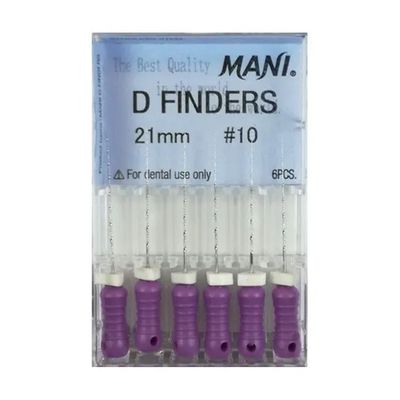 D FINDER FILES 21mm ( 6pcs/Kit ) - MANI