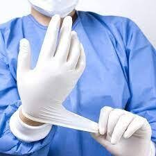GLOVES LATEX MEDIUM - CARTON ( 100pcs x 10 box ) --