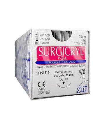 SURGICRYL - PGA ( Reverse Cutting ) - SMI ( ABSORBABLE )