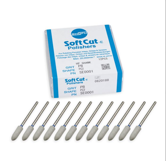 SOFTCUT POLISHERS POINT SHAPEØ 050 / 5mm - 12PCS