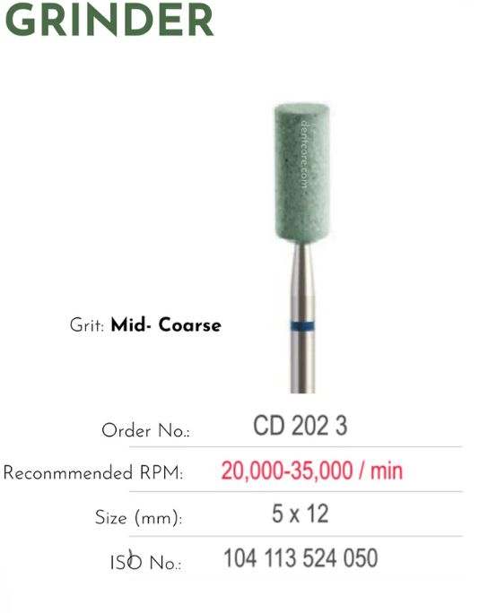 CERAMIC DIAMOND GRINDER HP BURS 1pc - TOBOOM
